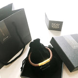 [3-5 Days Pre-Order] Braided Leather Bracelet - BROWN
