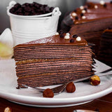Hazelnut Chocolate Mille Crepe Cake