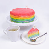 Agnes’s Favourite Rainbow Mille Crepe Cake