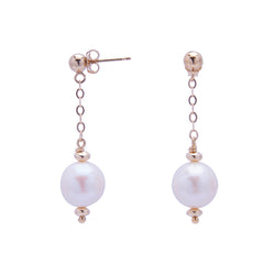 Angie Jewels & Co. 14k Gold Filled 10mm Yuri Pearl Drop Earrings