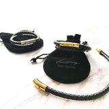 [3-5 Days Pre-Order] Braided Leather Bracelet - BLACK