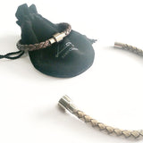 [3-5 Days Pre-Order] Braided Leather Bracelet- Magnetic clasp