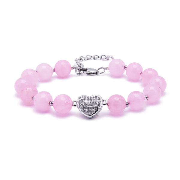 Angie Jewels & Co. Adore Rose Quartz Bracelet