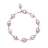 Angie Jewels & Co. Bella Pastel Freshwater Pearl Bracelet with 14k Gold Filled