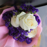 Cream Rosy (3 Stalk)