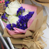 Cream Rosy (3 Stalk)