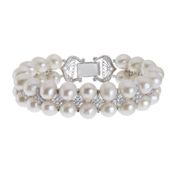 Angie Jewels & Co. Crossly Freshwater Pearl Bracelet