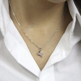 Angie Jewels & Co. Eternal Blade Pendant Made With Swarovski Zirconia