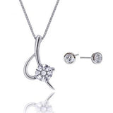 Angie Jewels & Co. Eternal Blade Pendant & Earrings Gift Set