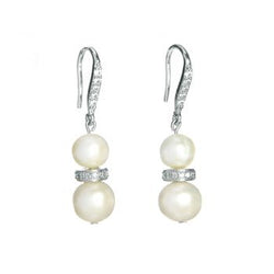 Angie Jewels & Co. Classic Glam Eugenia Fresh Water Pearl Hook Earrings