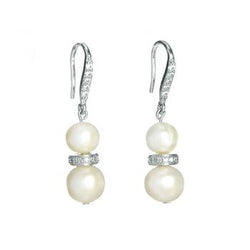 Angie Jewels & Co. Classic Glam Eugenia Fresh Water Pearl Hook Earrings