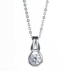 Angie Jewels & Co. Forever Pendant Necklace Made With Swarovski Zirconia
