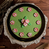 Green Tea Red Bean Cheesecake