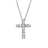 Angie Jewels & Co. Holy Cross Pendant Necklace Made With Swarovski Zirconia