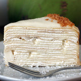 Coconut Mille Crepe Cake