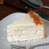Coconut Mille Crepe Cake