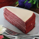 Red Velvet Mille Crepe Cake