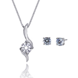 Angie Jewels & Co. Lightning Pendant & Earring Gift Set