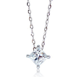 Angie Jewels & Co. Multiway Princess Pendant Necklace Made With Swarovski Zirconia