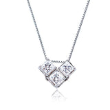 Angie Jewels & Co. Multiway Secret Trilogy Pendant Necklace