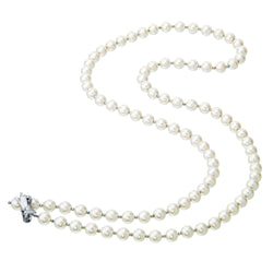 Angie Jewels & Co. Premium Multiway Swarovski Crystal Pearl Necklace