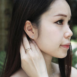 Angie Jewels & Co. My Heart Stud Earrings Made With Swarovski Zirconia