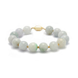 Angie Jewels & Co. Natural Jadeite Round Bracelet 10mm