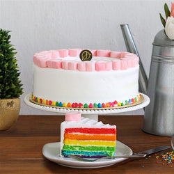 Colours of My Life (Rainbow Cake)