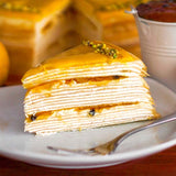 Mango & Passion Mille Crepe Cake