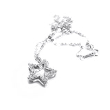 Angie Jewels & Co. Twinkle Star Pendant Necklace made with Swarovski Zirconia