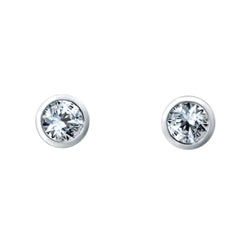 Angie Jewels & Co. Wrap Around Stud Earrings made with Swarovski Zirconia