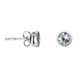 Angie Jewels & Co. Wrap Around Stud Earrings made with Swarovski Zirconia