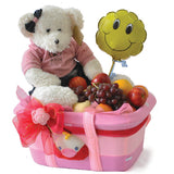 Baby Girl Boyds - Fruits in Tote Momma Bag Newborn shower Gift