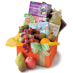Baby & Momma Treats - Newborn Baby Shower Fruits & Organic Juice Hamper