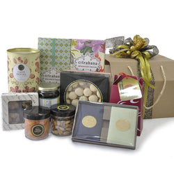 [3 Day Pre-Order] Basarili Raya Hamper - Halal Cookies, Honey, Nuts, Serunding Food Gift
