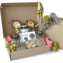 [3 Day Pre-Order] Bilge Halal Hamper - Festive Cookies, Honey, Ajwa Dates Gift Hamper