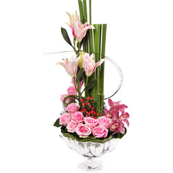 Floral Taler - Flower Vase Bouquet