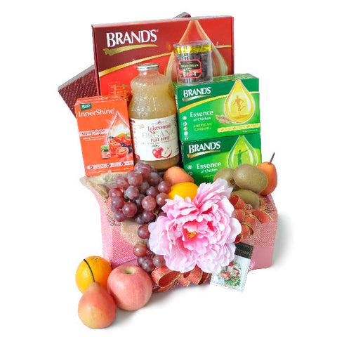 [1 Day Pre-Order] Fruity Goodness Hamper - Wellness Fruits & Essence Gift Hamper