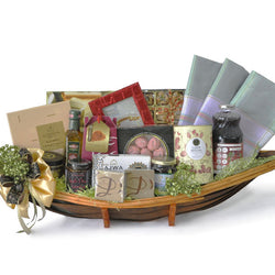 [3 Day Pre-Order] Harika Halal Hamper - Raya Cookies Basket Songket Tenun Tangan Gift