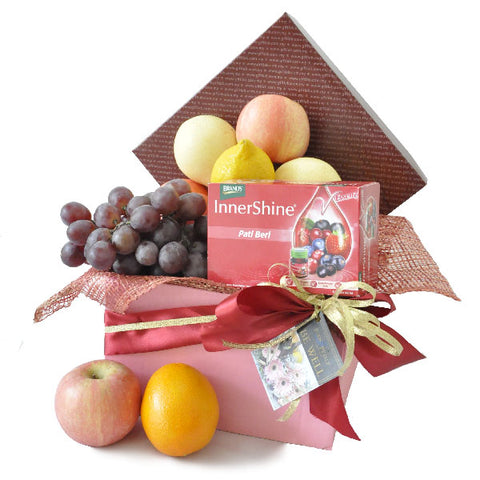 [1 Day Pre-Order] Healthy Shine - Brand's innershine Berry Essence Tonic with Fruits Hamper Gift