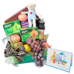 [1 Day Pre-Order] Mommy Treasure Hamper - Fruits & Brand Essence, Lakewood Juices Baby Shower Gift