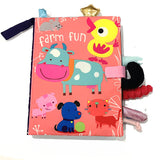 Twins Babies Playbooks - Early Learning Baby Cloth Books Newborn Baby Shower Gift Hamper