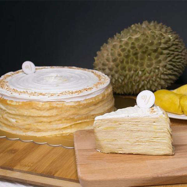 Exotic Musang King Durian Mille Crepe Cake