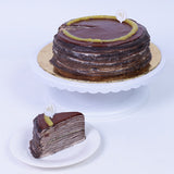 Nutty-Mushy Nutella Banana Mille Crepe Cake