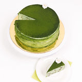 Ī Kaori Matcha & Red Bean Mille Crepe Cake