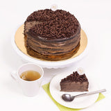 Divine Dark Chocolate Mille Crepe Cake