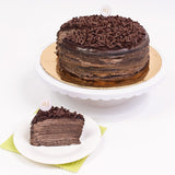 Divine Dark Chocolate Mille Crepe Cake