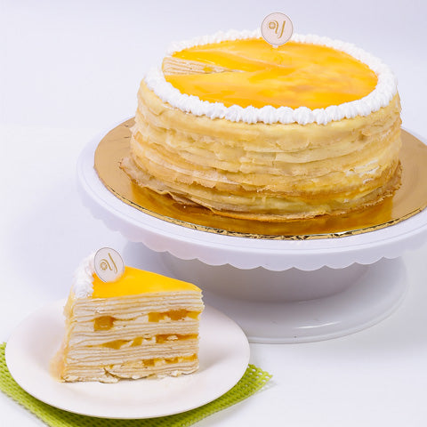 Summer Mango Mille Crepe Cake