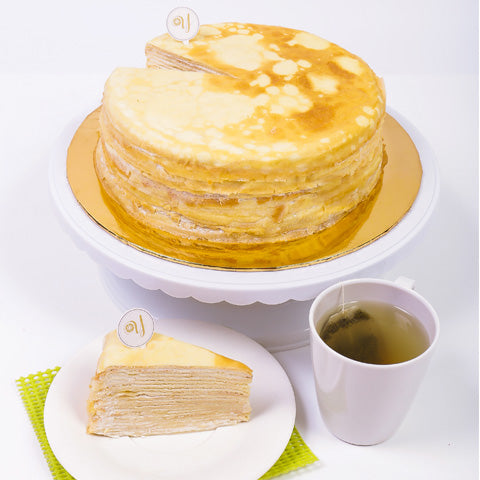 Gloria Vanilla Mille Crepe Cake